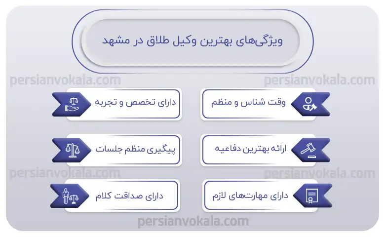 اینفوگرافیک بهترین وکیل طلاق در مشهد